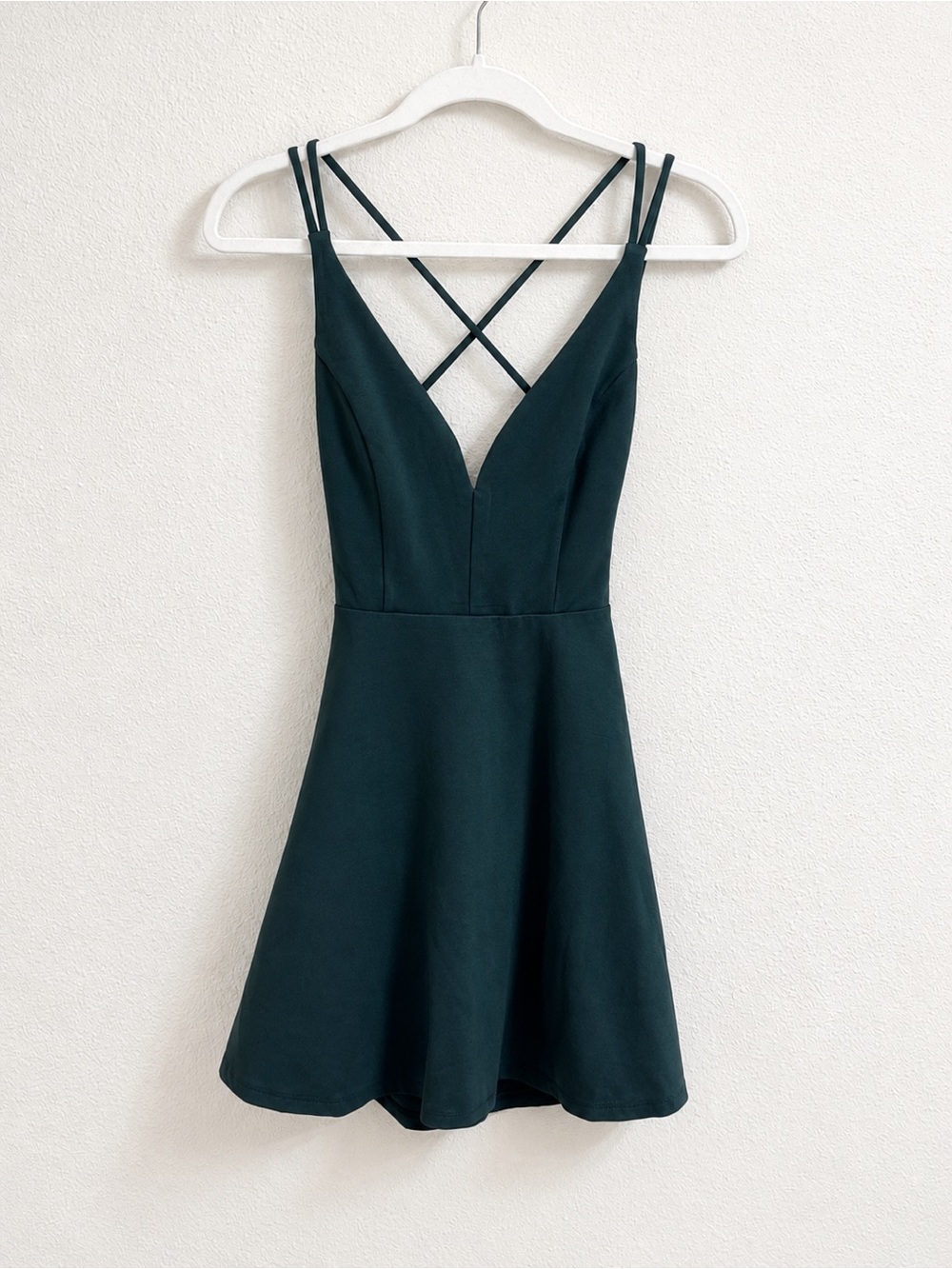 Lulus Green Skater Dress – Size Small